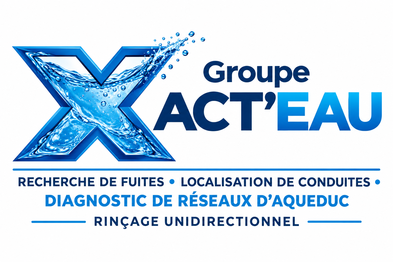 Groupe Xact’eau — recherche de fuites, localisation de conduites, diagnostic de réseaux d’aqueduc, rinçage unidirectionnel